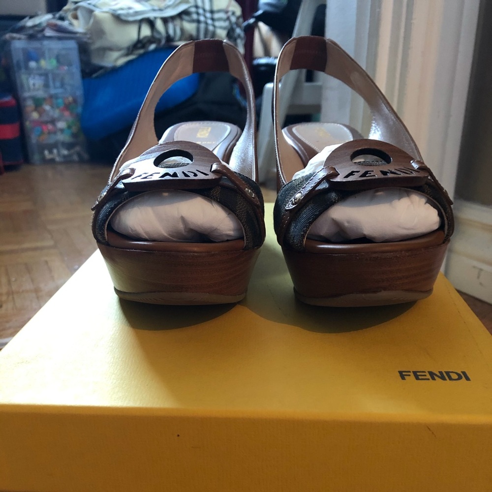 Fendi wedge heels